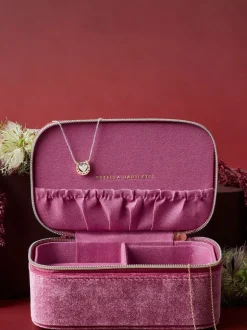 Estella Bartlett Pink Quilted Mini Jewellery Box