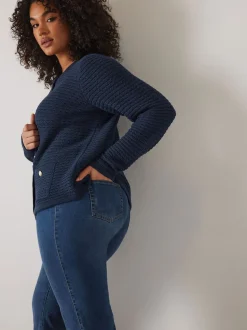 Evans Blue Denim Bootcut Jeans
