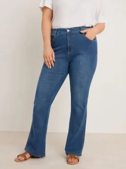 Evans Blue Denim Bootcut Jeans