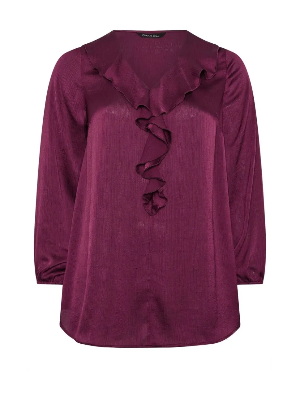 Evans Purple Frill Top