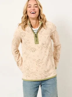 FatFace Airlie Multi Cherry Print Half Neck Sweat