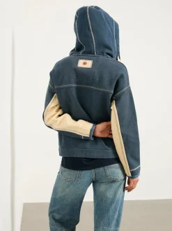 FatFace Airlie Navy Zip Through Hoodie