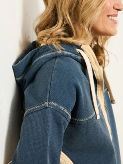 FatFace Airlie Navy Zip Through Hoodie
