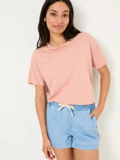 FatFace Ashby Light Vintage Blue Drawstring Shorts