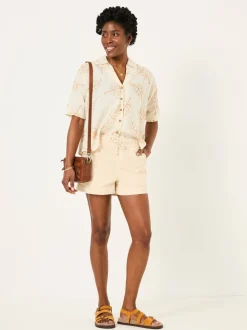 FatFace Ashby Natural Drawstring Shorts