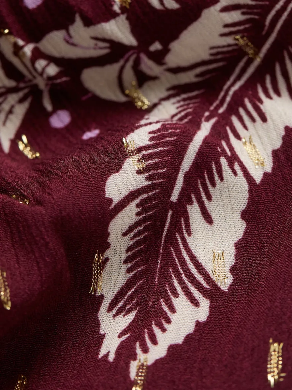 FatFace Azalea Claret Floral Print Jumpsuit