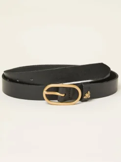 FatFace Black Bee Stud Belt