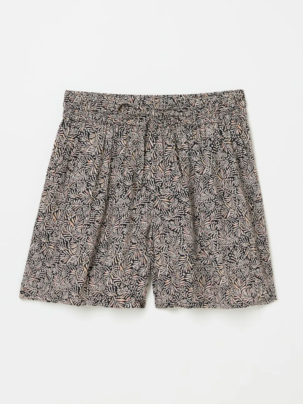 FatFace Black Leaf Dot Flippy Shorts