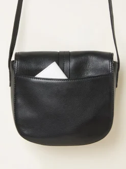 FatFace Black Sofia Saddle Crossbody Bag