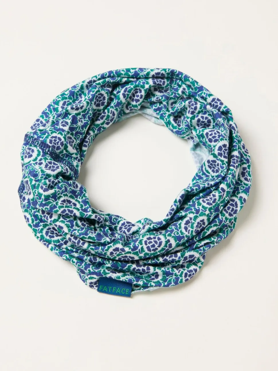 FatFace Blue Floral Print Multi Snood
