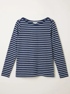 FatFace Breton Navy T Shirt