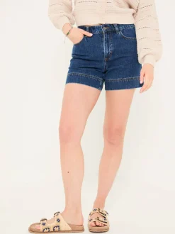 FatFace Broadway Denim Vintage 100% Cotton Denim Shorts