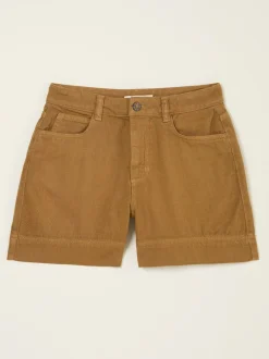 FatFace Broadway Golden Tan Woven Shorts