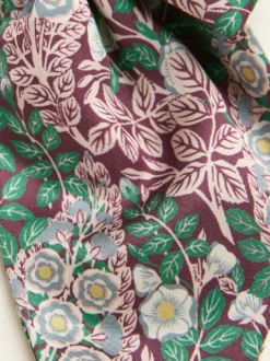 FatFace Burgundy Red Japanese Rose Hair Bow