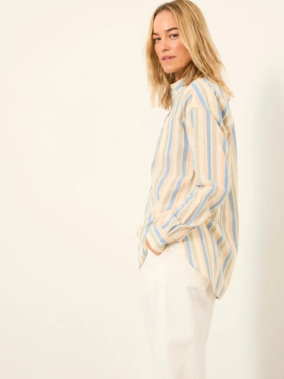 FatFace Carolin Multi Petite Stripe Shirt