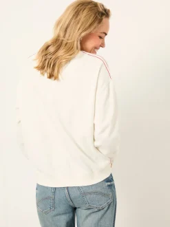 FatFace Emily Ivory Apres Graphic Crew Sweatshirt