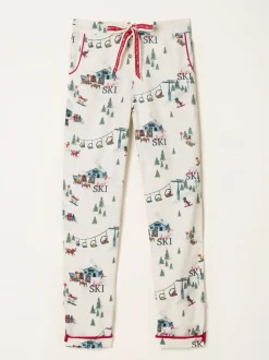 FatFace Eva Ivory Apres Ski Pyjama Bottoms