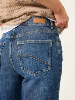 FatFace Filby Blue Denim Relaxed Straight Jeans