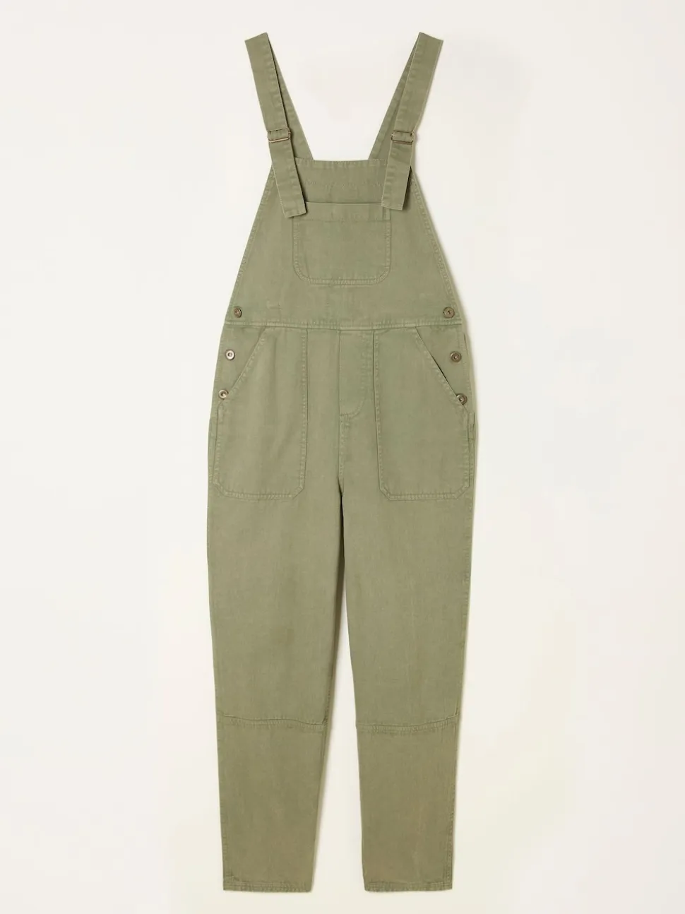 FatFace Freja Khaki Green Dungarees