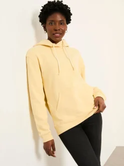 FatFace Freya Yellow Overhead Hoodie