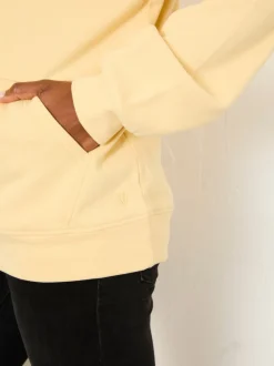 FatFace Freya Yellow Overhead Hoodie