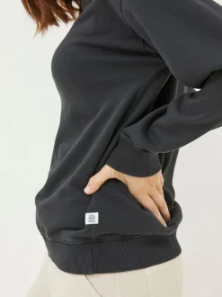 FatFace Georgia Black Crew Sweatshirt