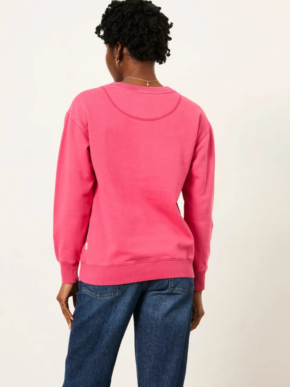 FatFace Georgia Fushsia Pink Crew Sweatshirt