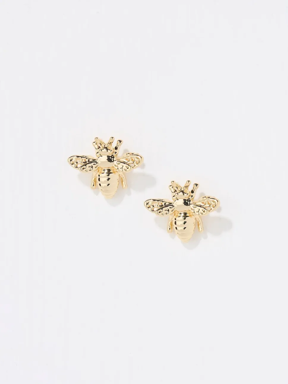 FatFace Gold Tone Bee Stud Earrings