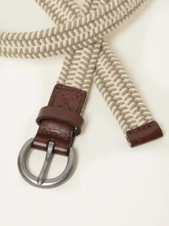 FatFace Green Woven Belt
