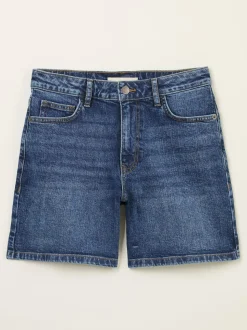 FatFace Harlyn Dark Vintage Blue Harlyn Denim Shorts