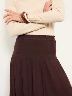 FatFace Harper Brown Maxi Skirt