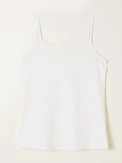 FatFace Ivory Lace Vest