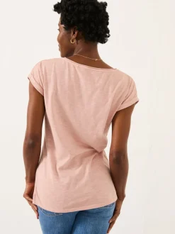 FatFace Ivy Rose Pink Round Neck T-Shirt