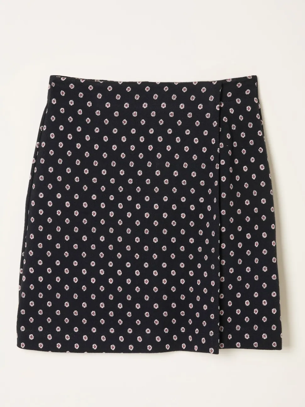 FatFace Jackie Black Metallic Skirt