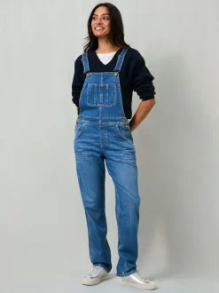 FatFace Lewes Denim Vintage Dungarees