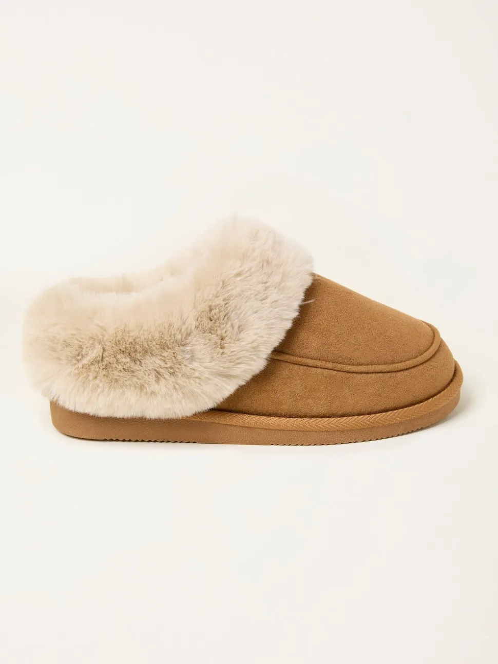 FatFace Lizzie Taupe Boot Slipper