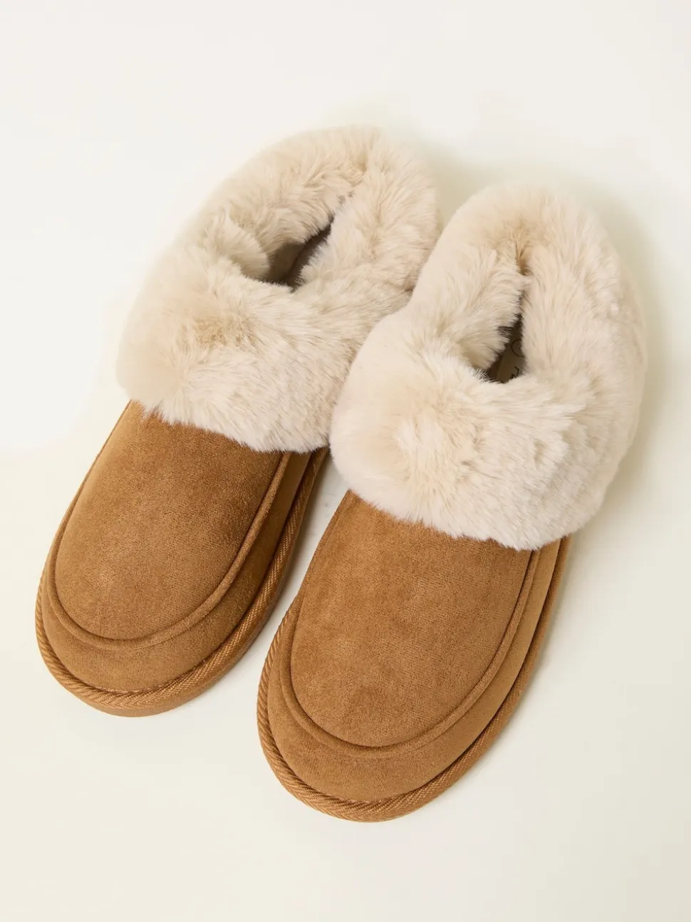 FatFace Lizzie Taupe Boot Slipper