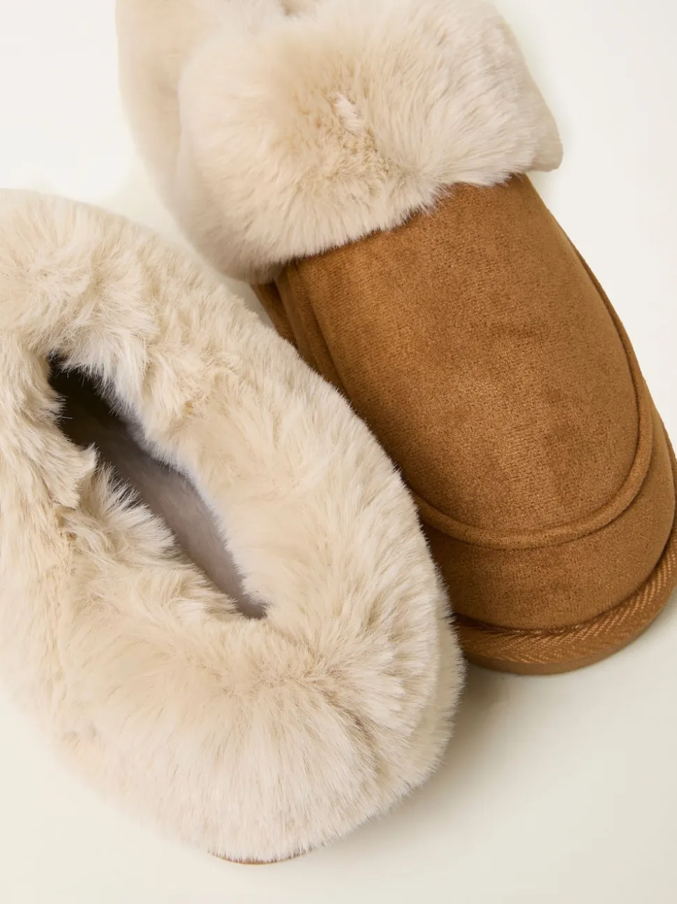 FatFace Lizzie Taupe Boot Slipper