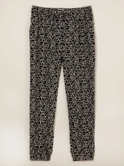 FatFace Lyme Black Shibori Cuffed Joggers