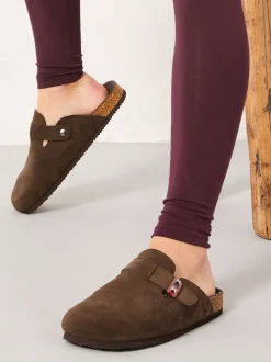 FatFace Maisie Chocolate Brown House Shoe