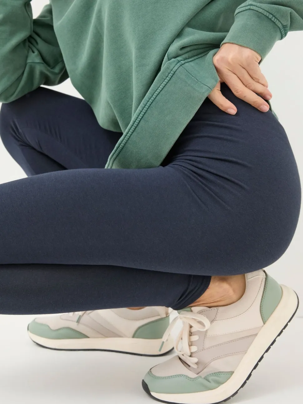 FatFace Meribel Blue Full Length Leggings