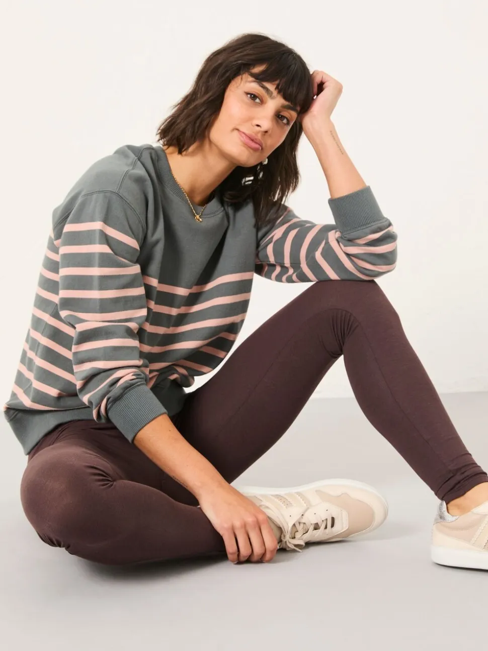 FatFace Meribel Brown High Rise Legging