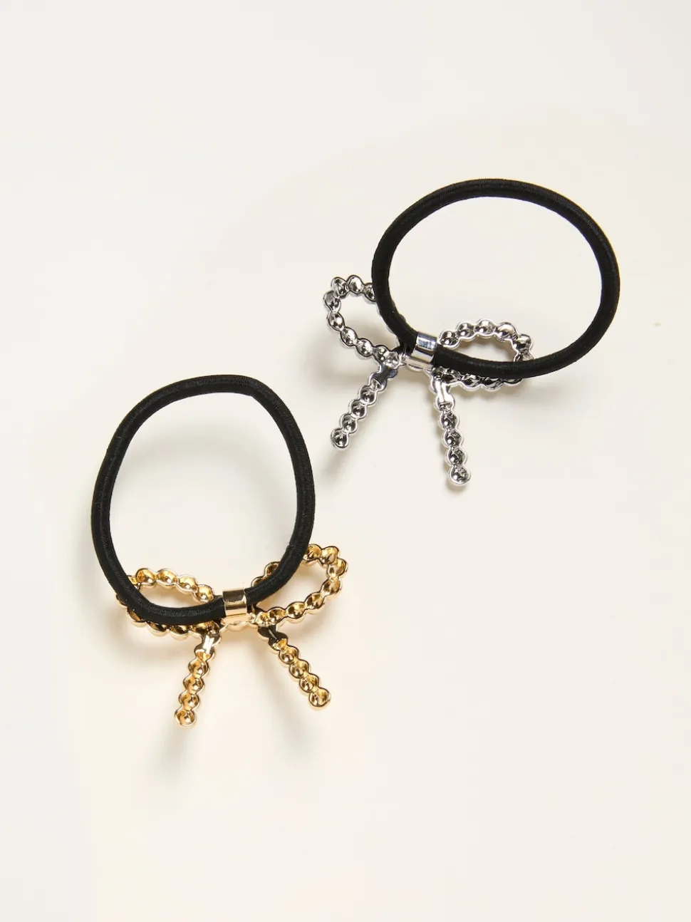 FatFace Multi 2 Pack Metal Bow Hair Ties