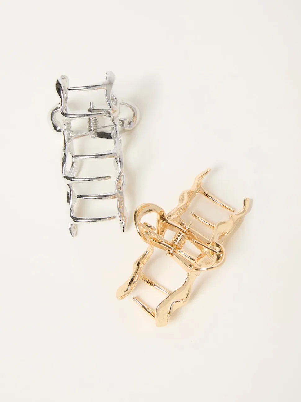 FatFace Multi 2 Pack Metal Bow Claw Clips