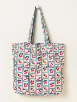 FatFace Multi Beetroot Reversible Tote Bag