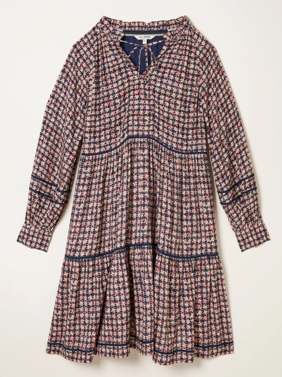 FatFace Multi Stirling Midi Dress