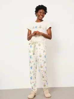 FatFace Natalie Ivory Frog Graphic T shirt