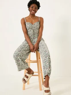 FatFace Natalie Multi Vine Floral Jumpsuit