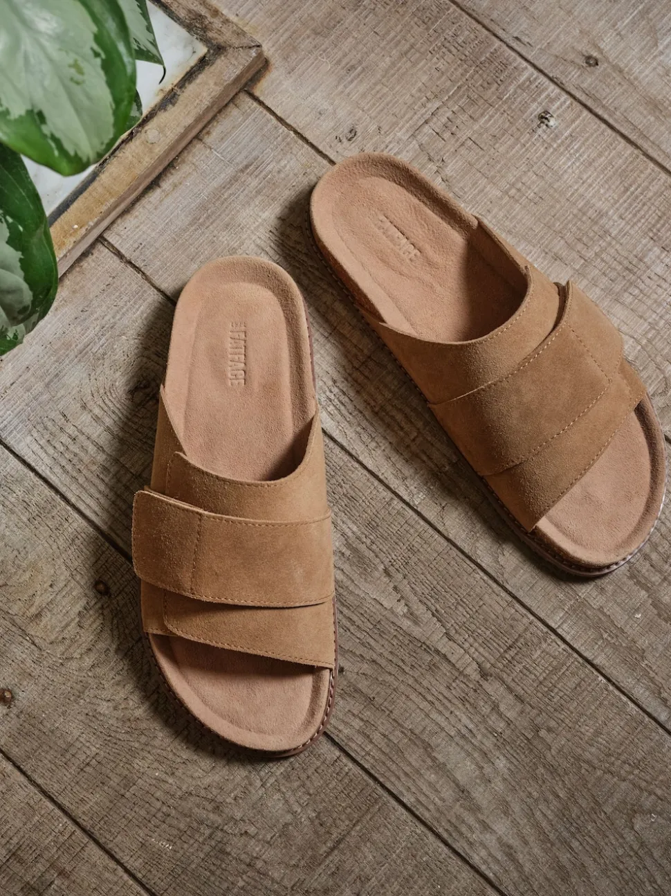 FatFace Natural Wrapped Open Toe House Shoe