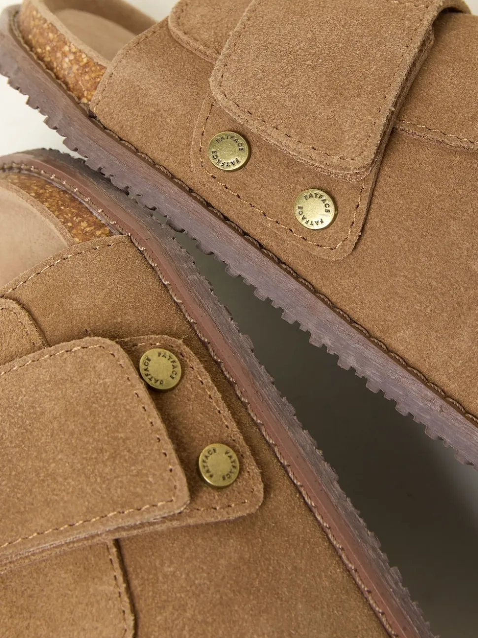 FatFace Natural Wrapped Open Toe House Shoe